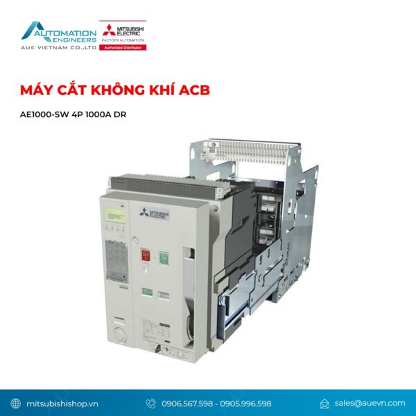 Máy cắt không khí AE1000-SW 4P 1000A DR