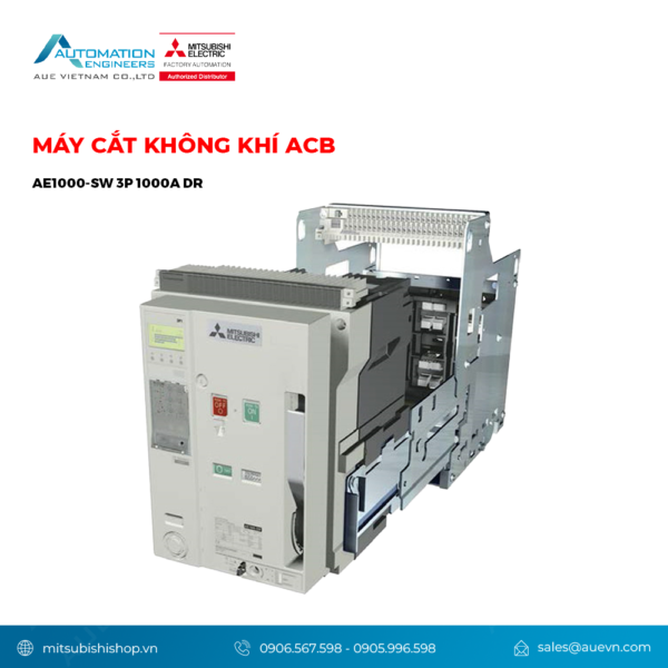 Máy cắt không khí ACB AE1000-SW 3P 1000A DR