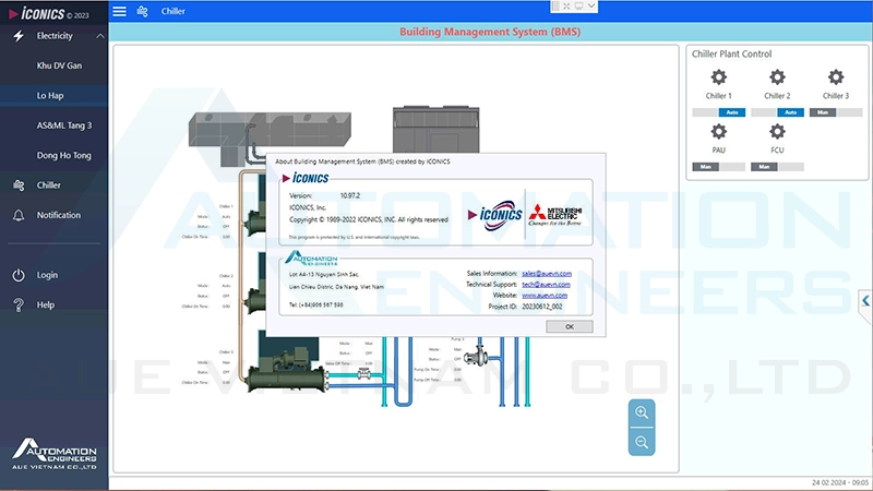 Giao dien ICONICS mitsubishi 4