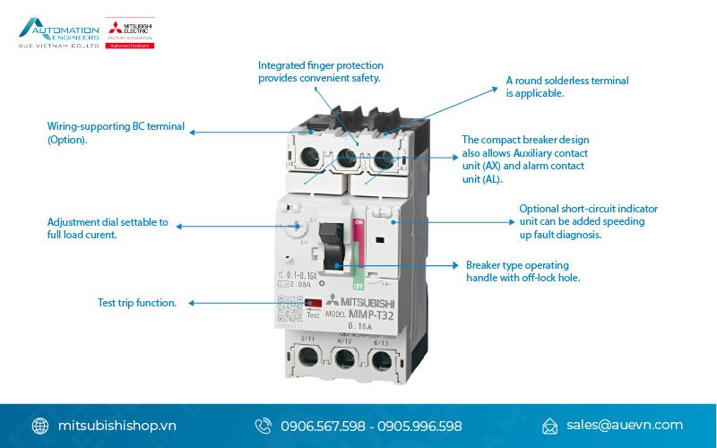 Cấu tạo của MMP-T32 Mitsubishi 