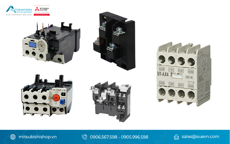 Phụ kiện contactor Mitsubishi